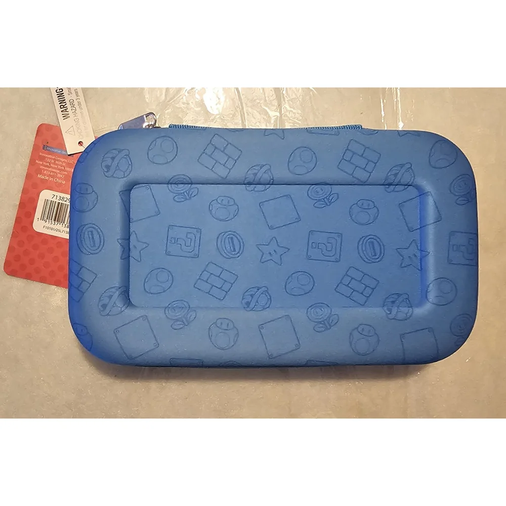 Super Mario Bros School Molded Pencil Box Case Pouch Bag Nintendo Video Gamer
